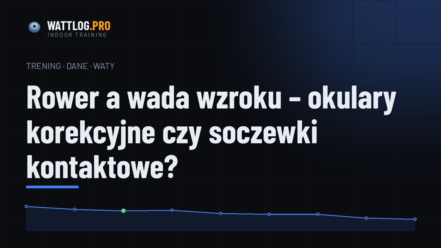 Rower a wada wzroku — okulary korekcyjne czy soczewki kontaktowe?