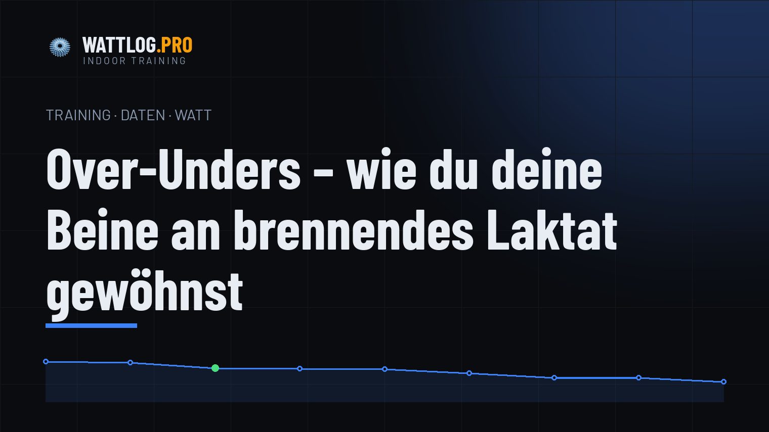 Over-Unders — wie du deine Beine an brennendes Laktat gewöhnst