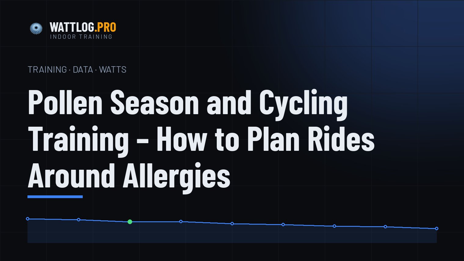 Pollen season and cycling training — how to plan rides around allergies