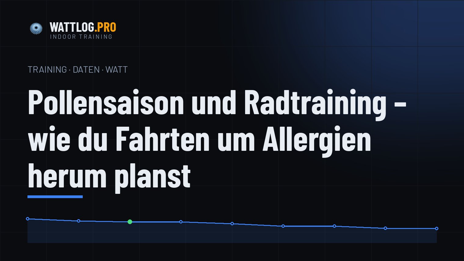 Pollensaison und Radtraining — wie du Fahrten um Allergien herum planst
