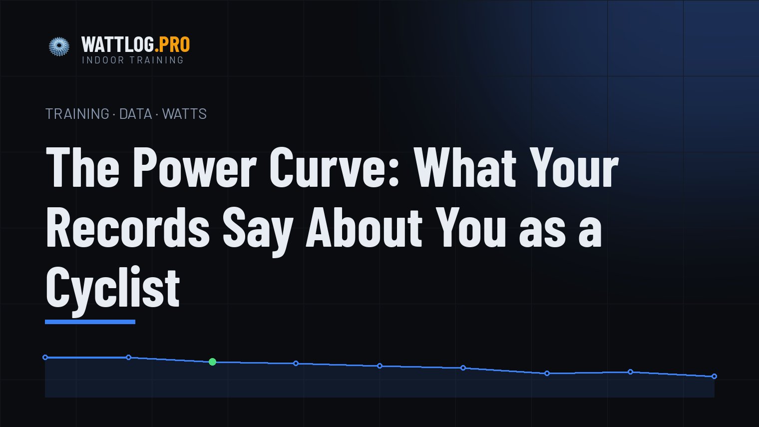 The power curve: what your records say about you as a cyclist