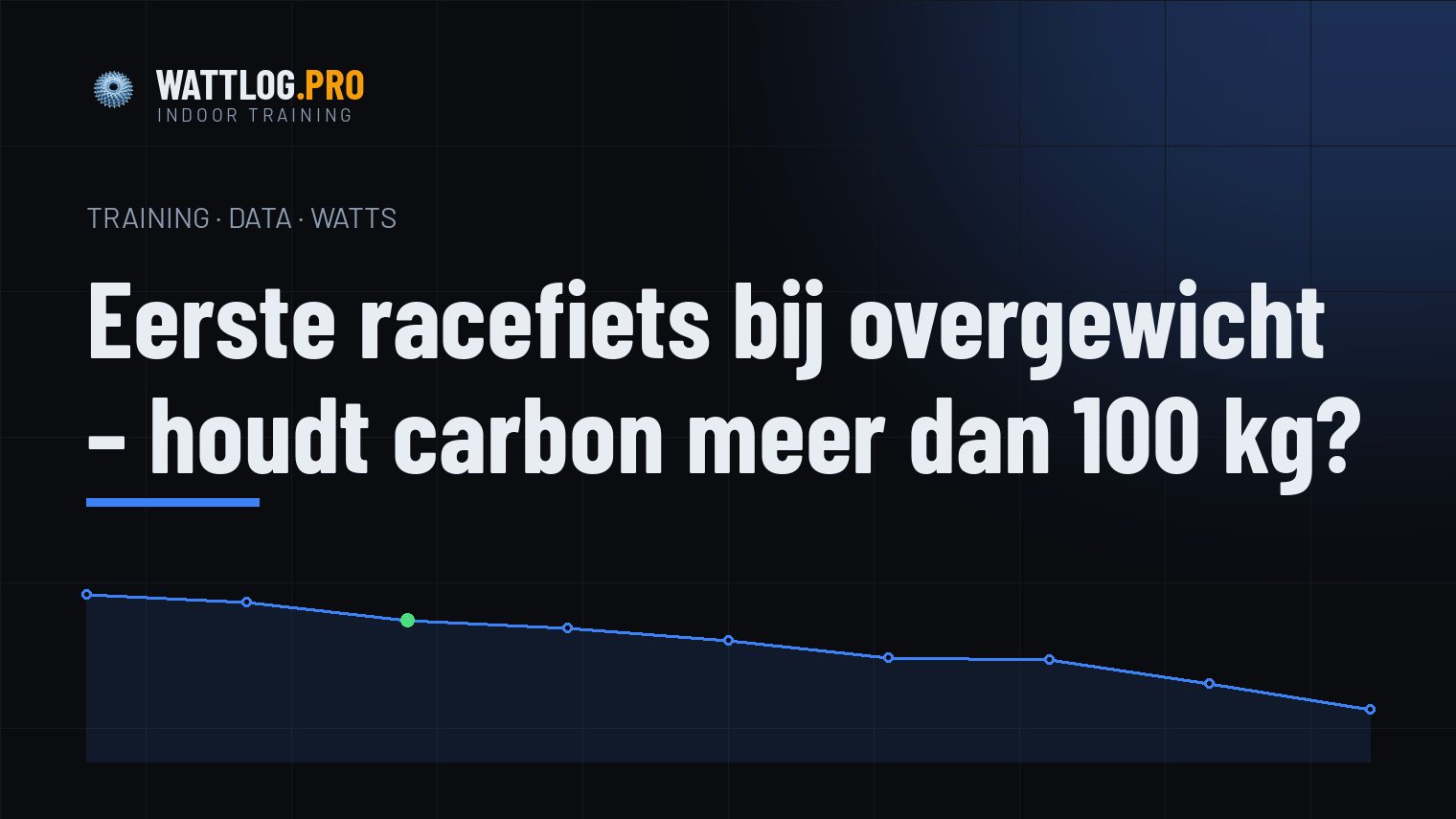 Eerste racefiets bij overgewicht — houdt carbon meer dan 100 kg?