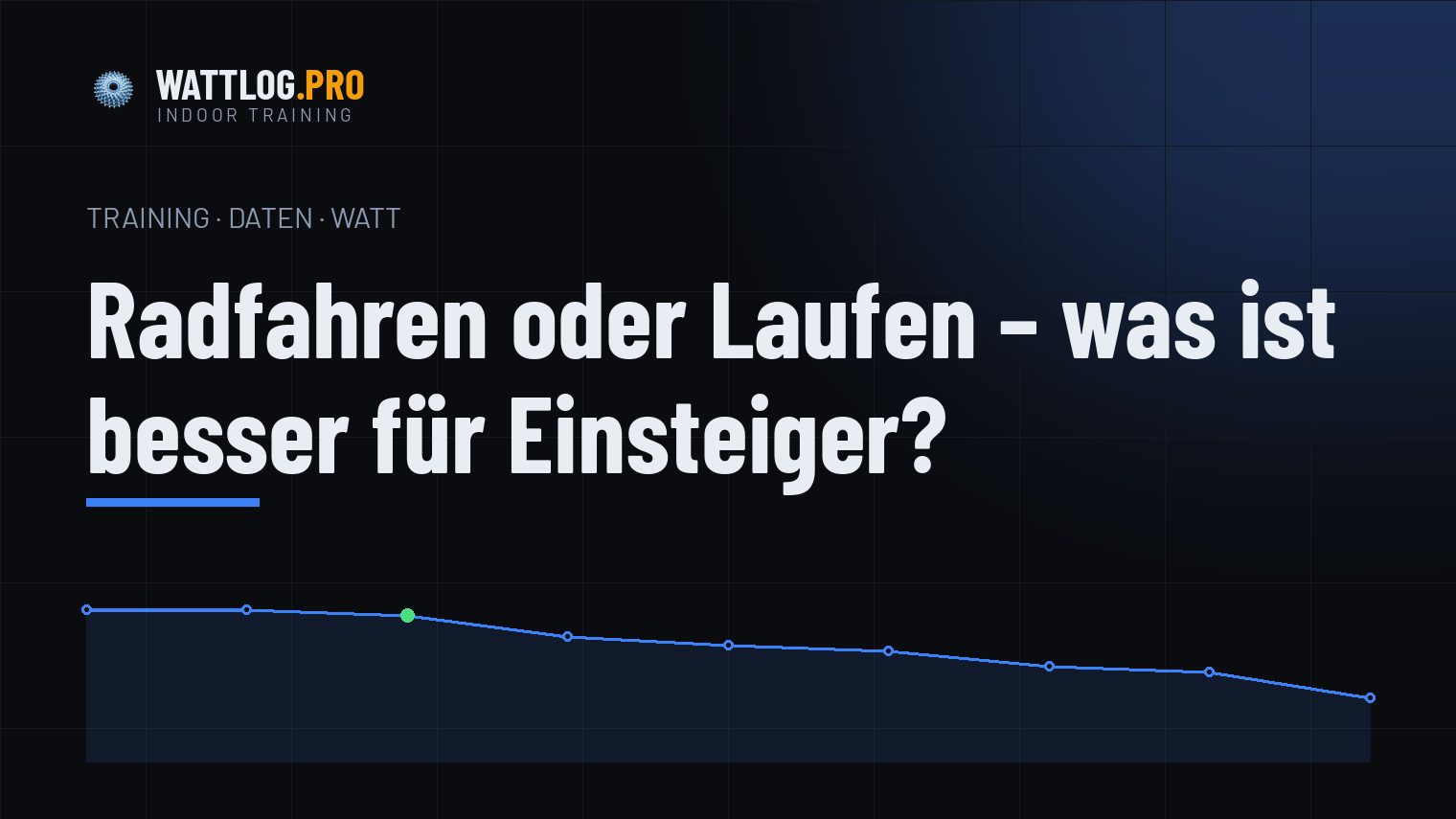Radfahren oder Laufen — was ist besser für Einsteiger?