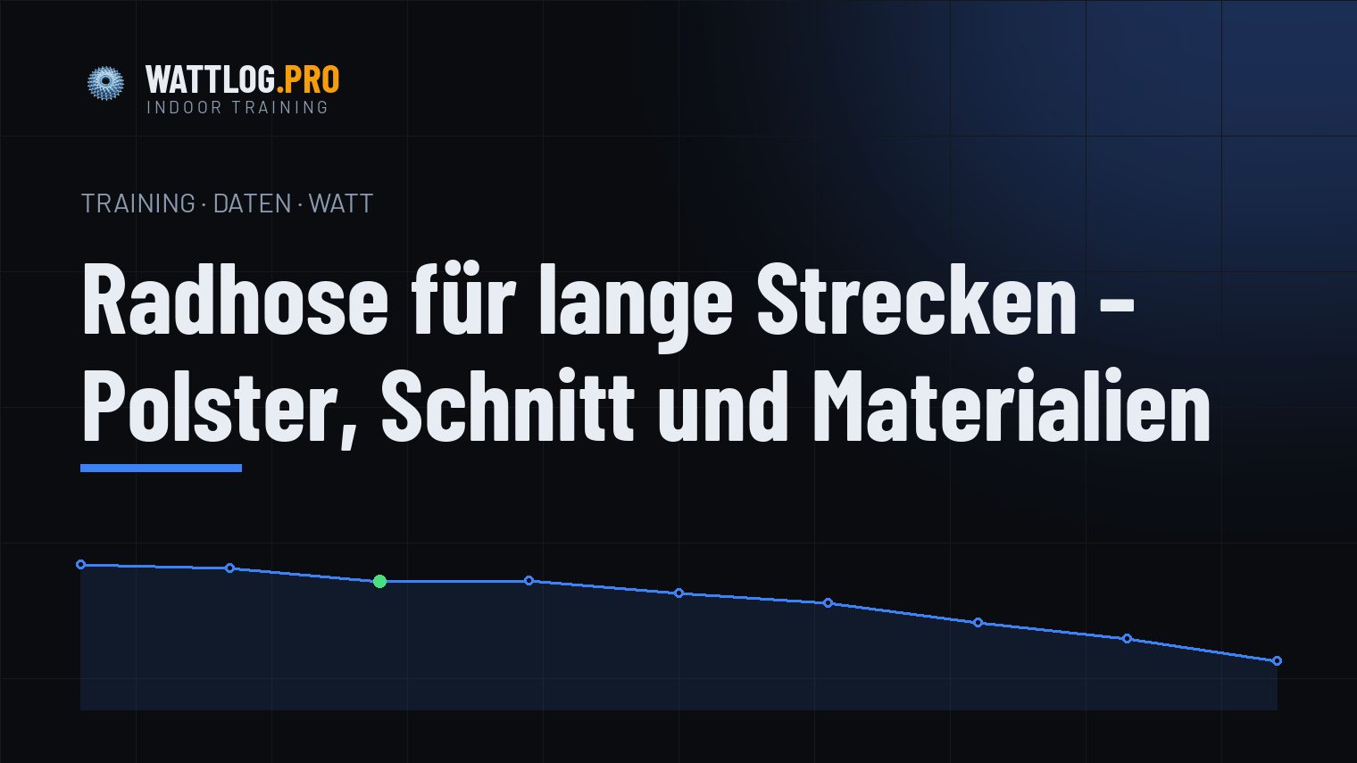 Radhose für lange Strecken — Polster, Schnitt und Materialien