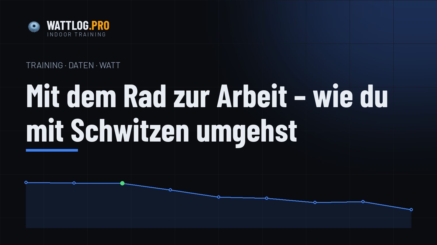 Mit dem Rad zur Arbeit — wie du mit Schwitzen umgehst