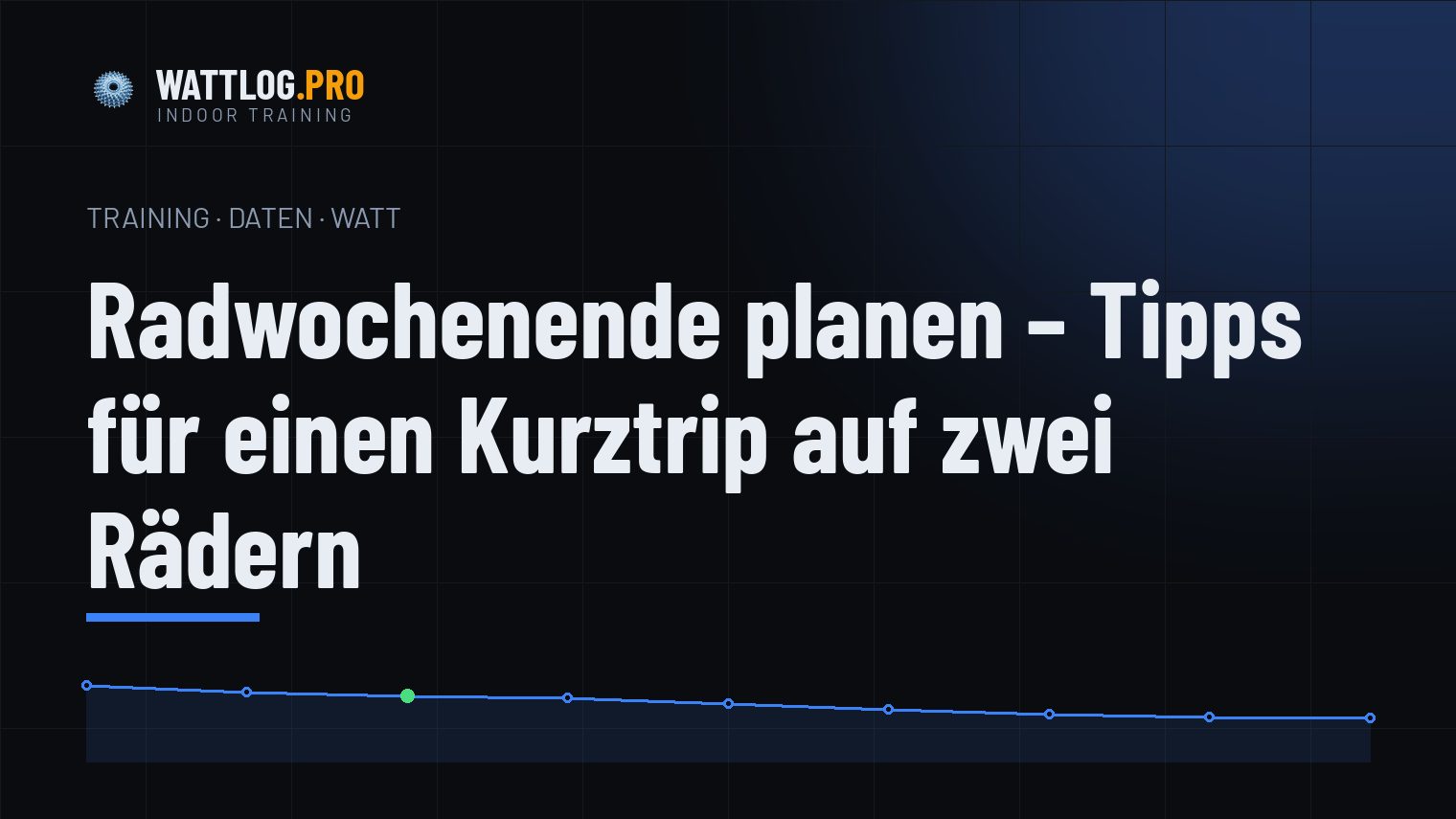 Radwochenende planen — Tipps für einen Kurztrip auf zwei Rädern