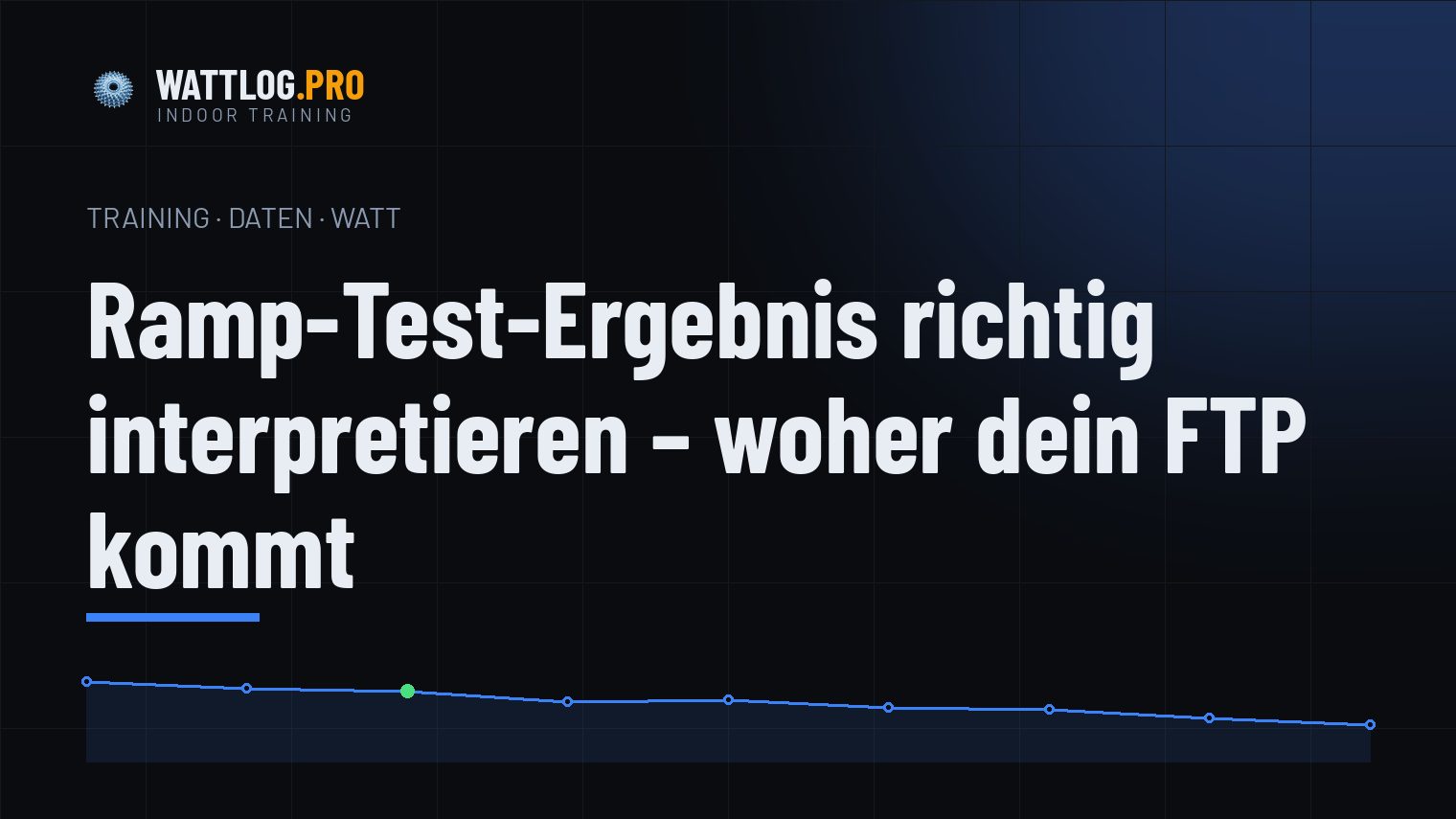 Ramp-Test-Ergebnis richtig interpretieren — woher dein FTP kommt