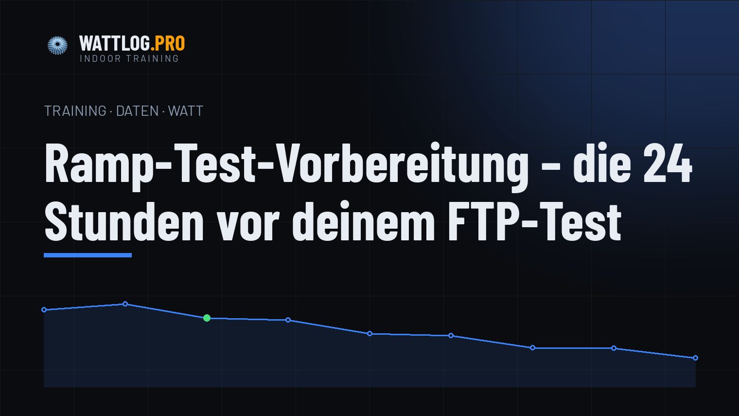 Ramp-Test-Vorbereitung — die 24 Stunden vor deinem FTP-Test