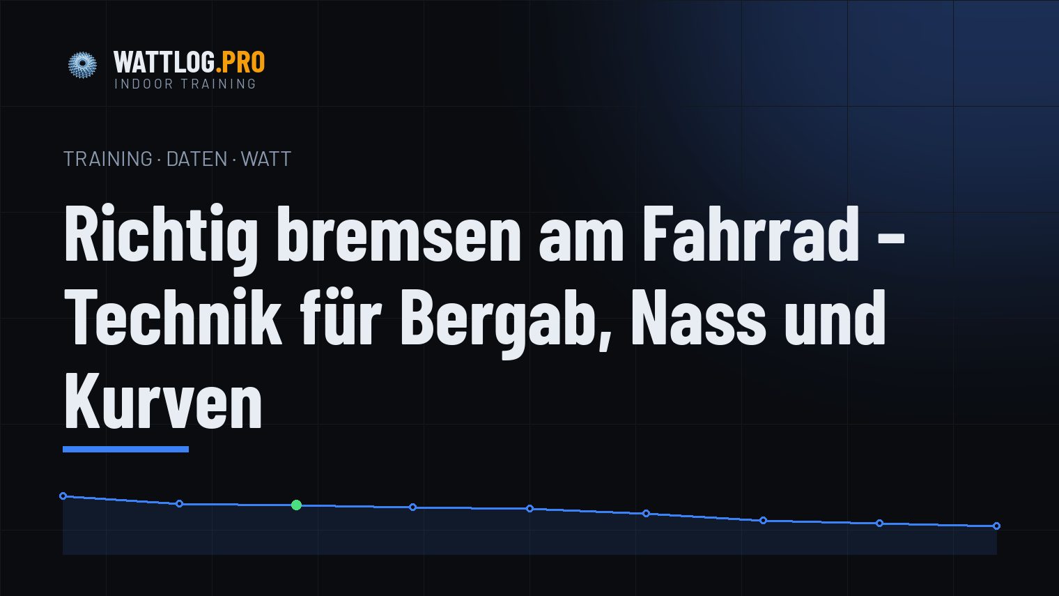 Richtig bremsen am Fahrrad — Technik für Bergab, Nass und Kurven