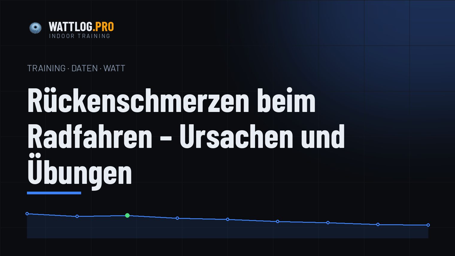 Rückenschmerzen beim Radfahren — Ursachen und Übungen