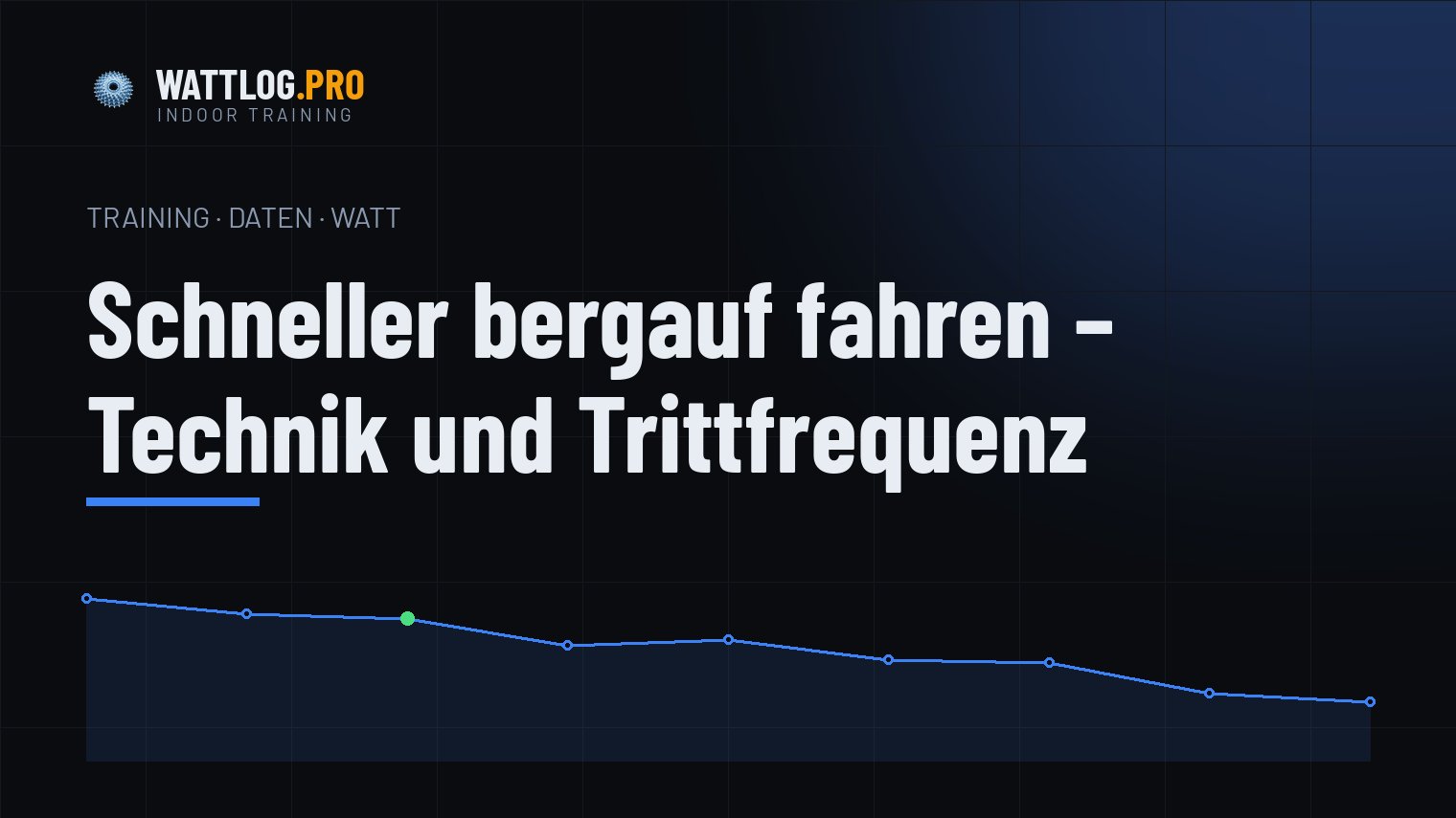 Schneller bergauf fahren — Technik und Trittfrequenz