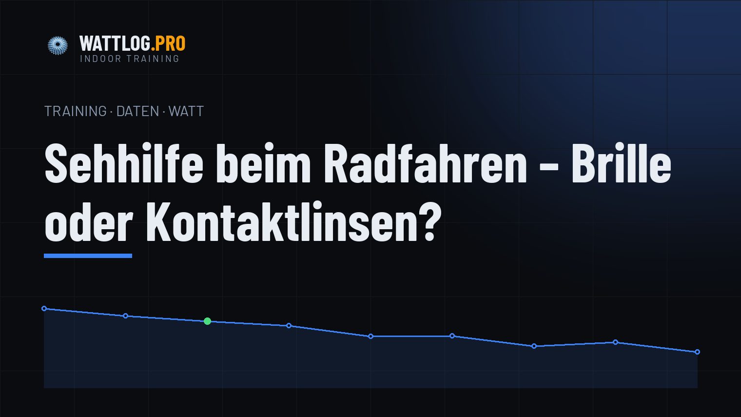Sehhilfe beim Radfahren — Brille oder Kontaktlinsen?