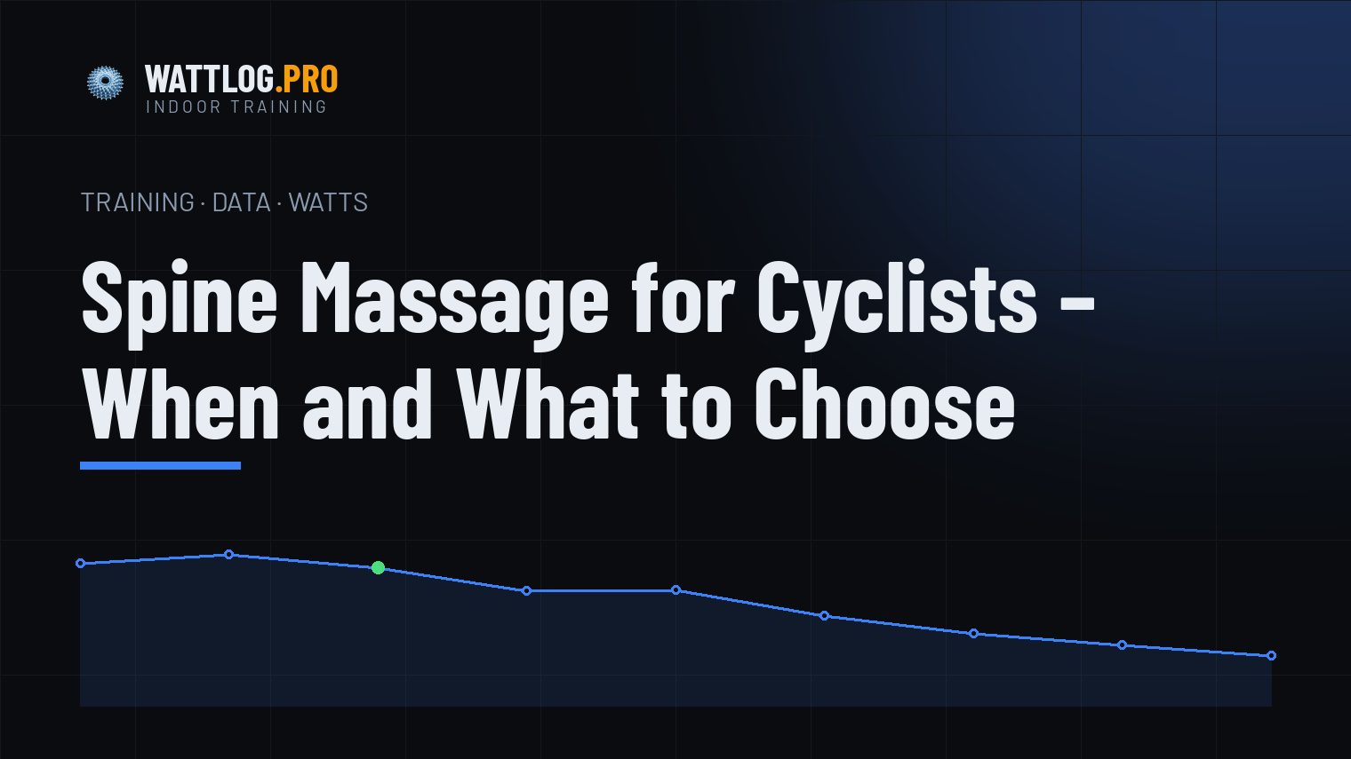 Spine Massage for Cyclists — When and What to Choose