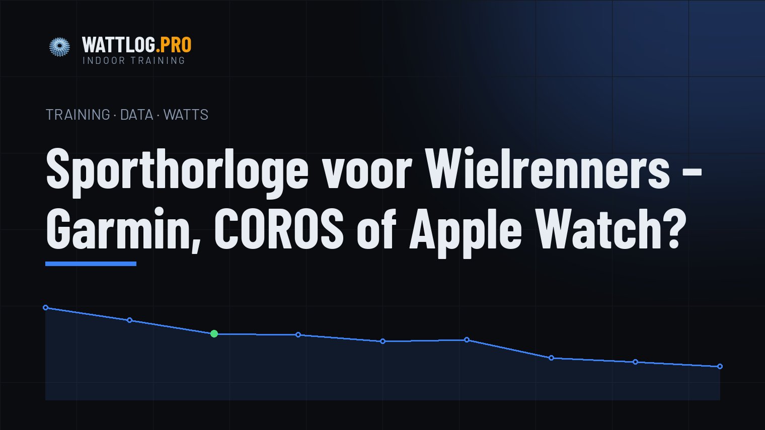 Sporthorloge voor wielrenners — Garmin, COROS of Apple Watch?