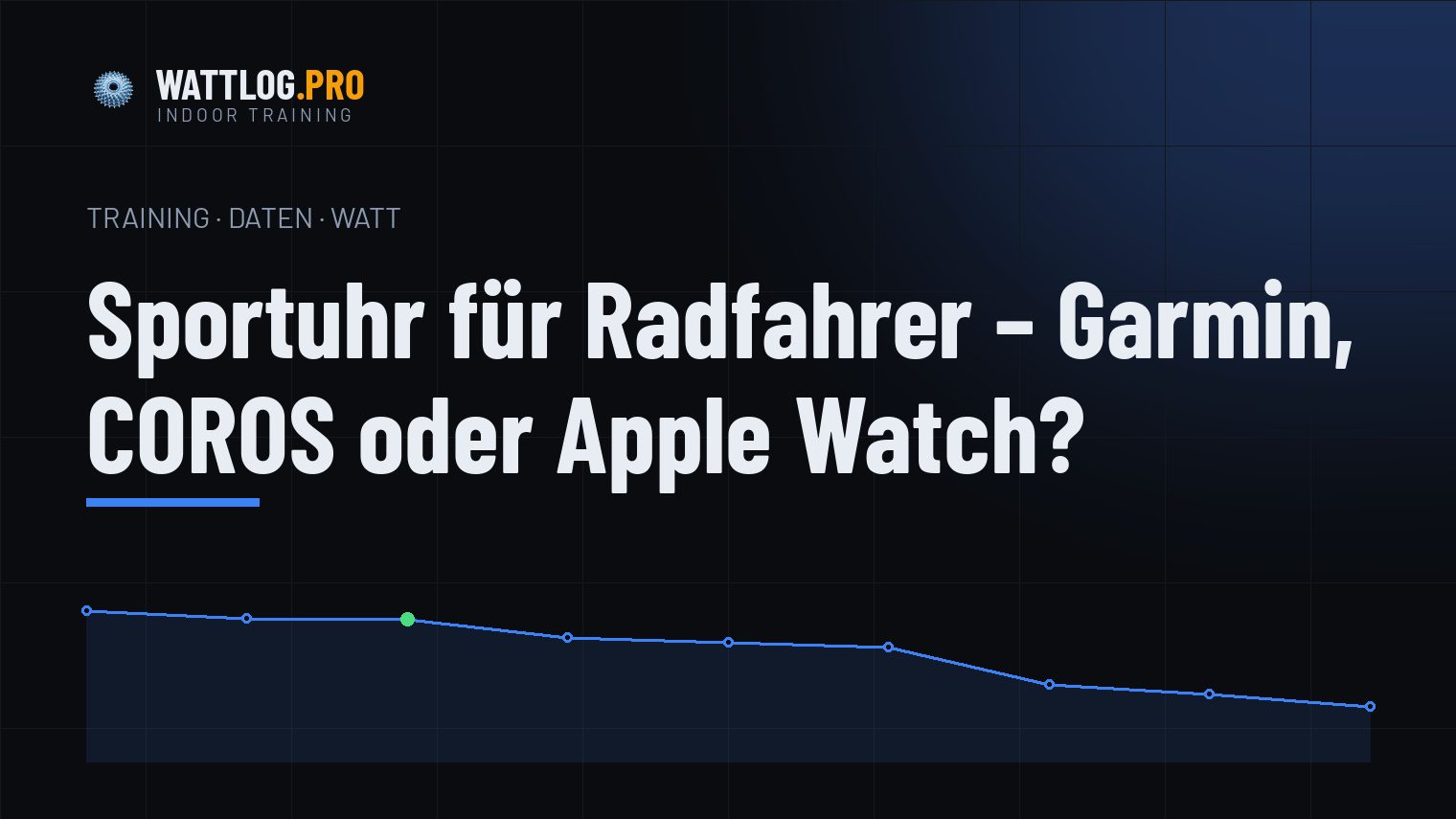 Sportuhr für Radfahrer — Garmin, COROS oder Apple Watch?