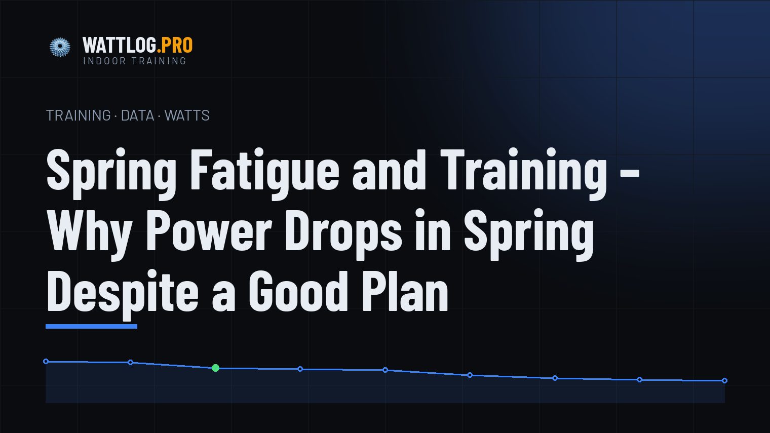 Spring Fatigue and Training — Why Power Drops in Spring Despite a Good Plan