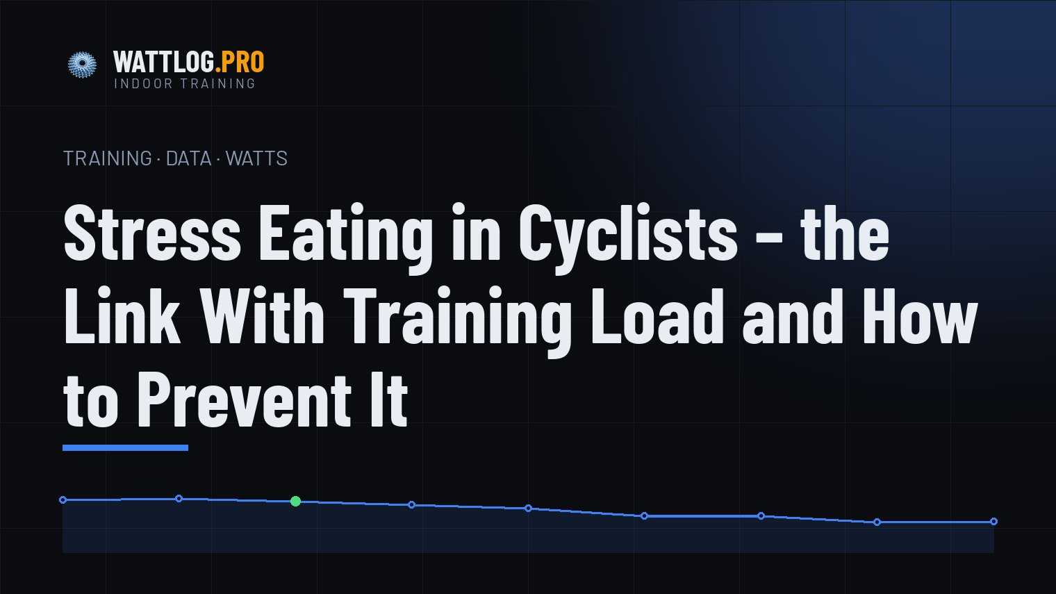 Stress eating in cyclists — the link with training load and how to prevent it