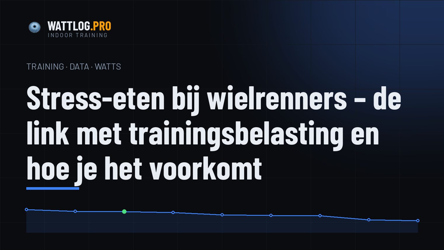 Stress-eten bij wielrenners — de link met trainingsbelasting en hoe je het voorkomt