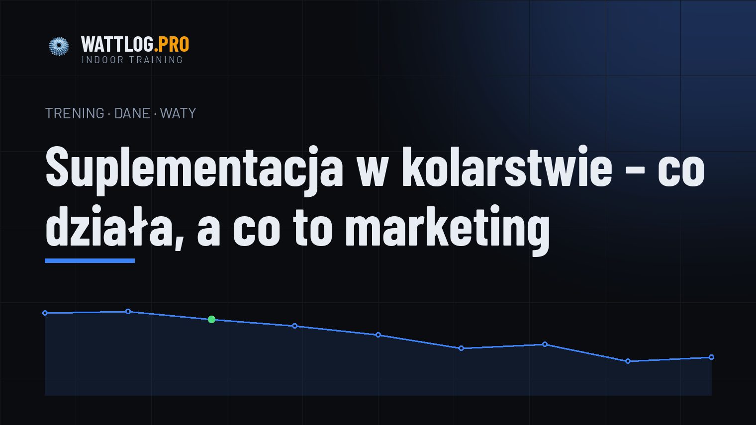 Suplementacja w kolarstwie — co działa, a co to marketing