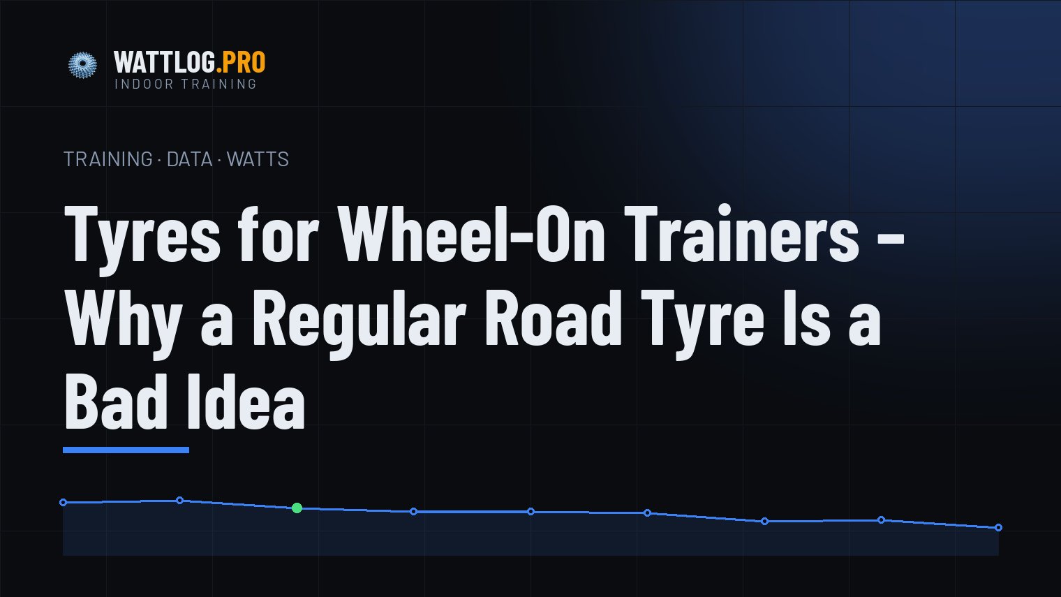 Tyres for wheel-on trainers — why a regular road tyre is a bad idea