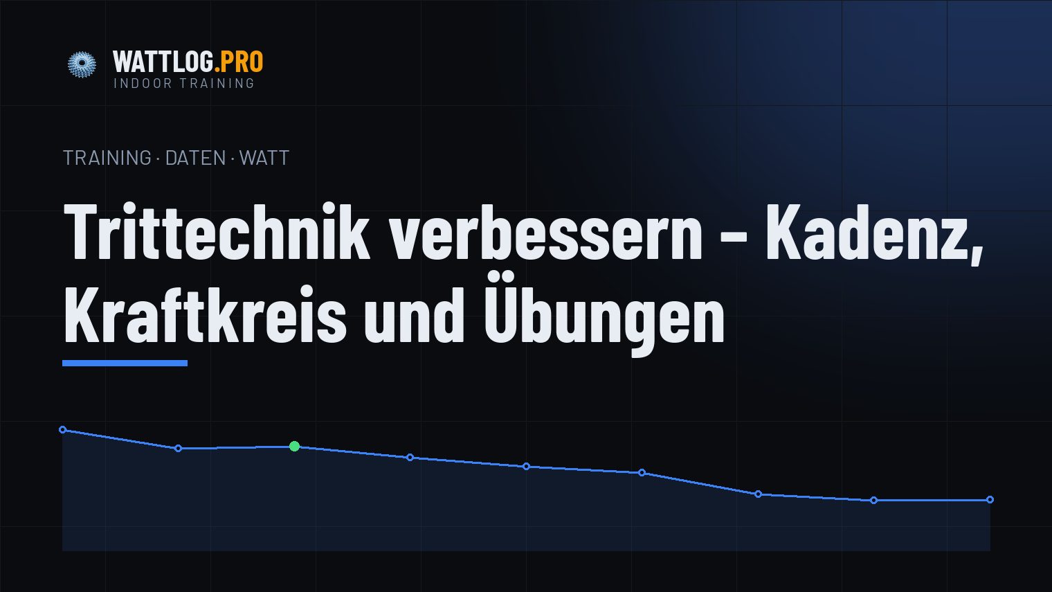 Trittechnik verbessern — Kadenz, Kraftkreis und Übungen