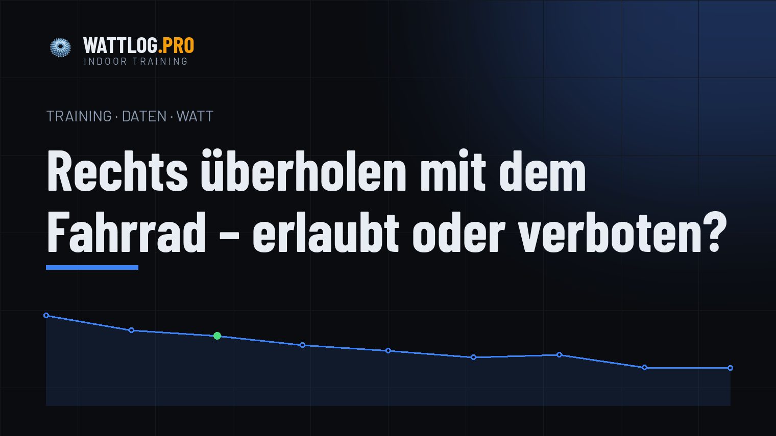 Rechts überholen mit dem Fahrrad — erlaubt oder verboten?