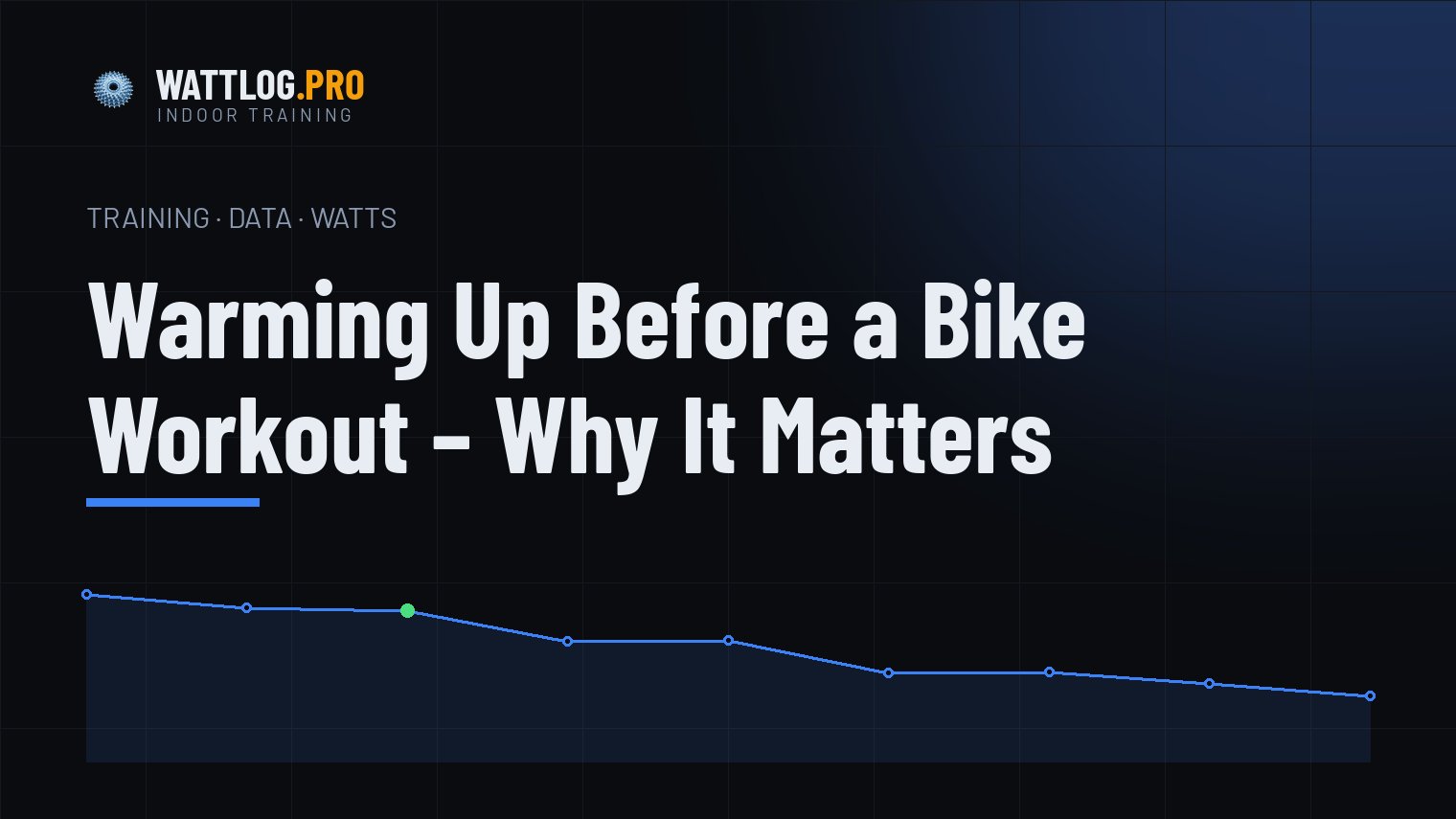 Warming up before a bike workout — why it matters
