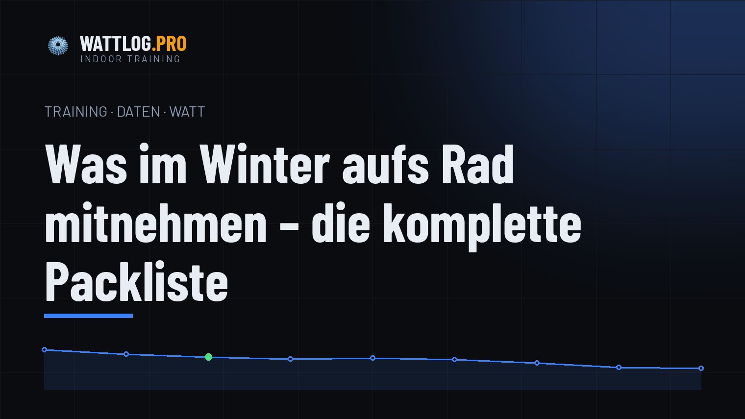 Was im Winter aufs Rad mitnehmen — die komplette Packliste