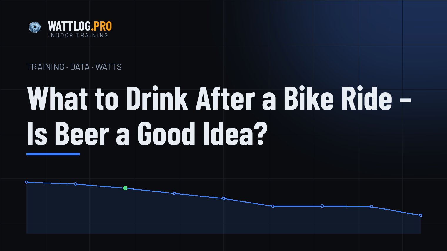 What to drink after a bike ride — is beer a good idea?