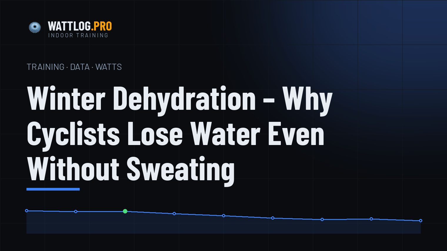 Winter Dehydration — Why Cyclists Lose Water Even Without Sweating