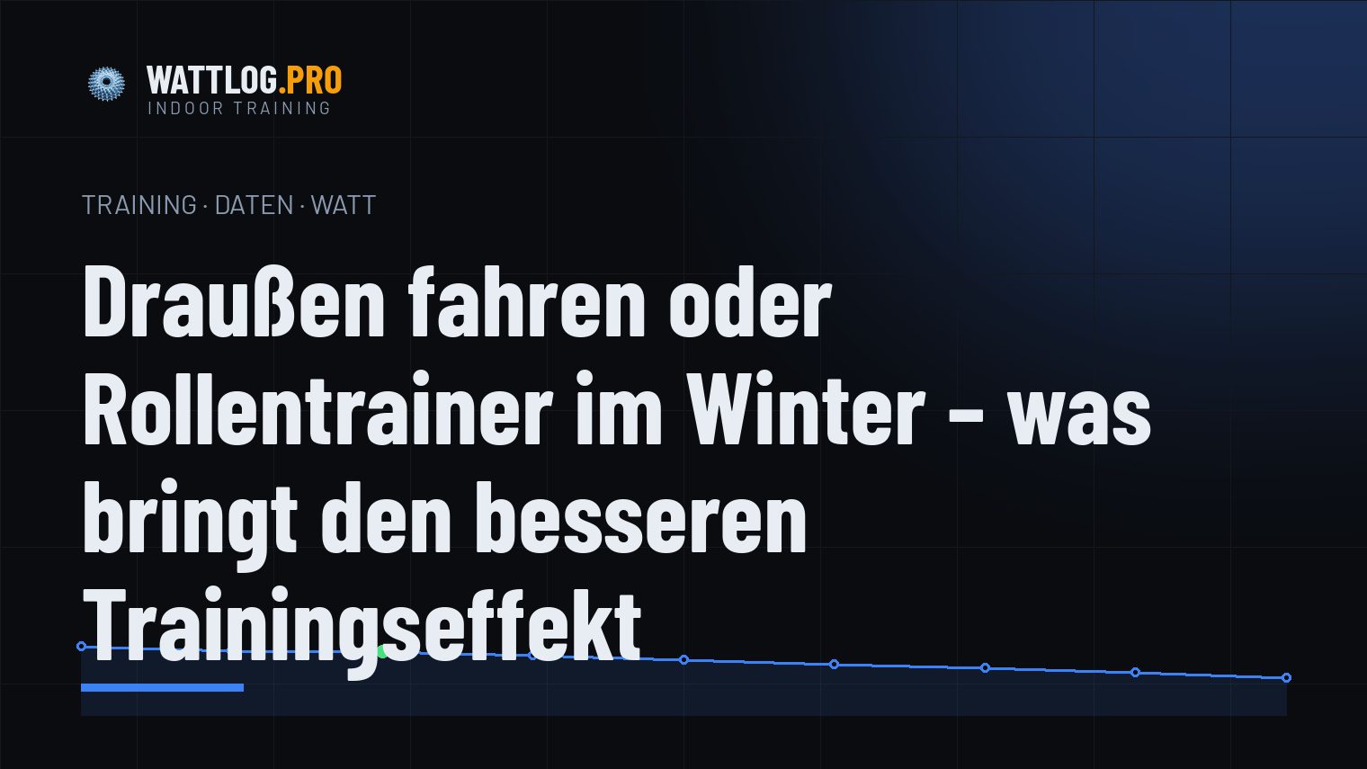 Draußen fahren oder Rollentrainer im Winter — was bringt den besseren Trainingseffekt