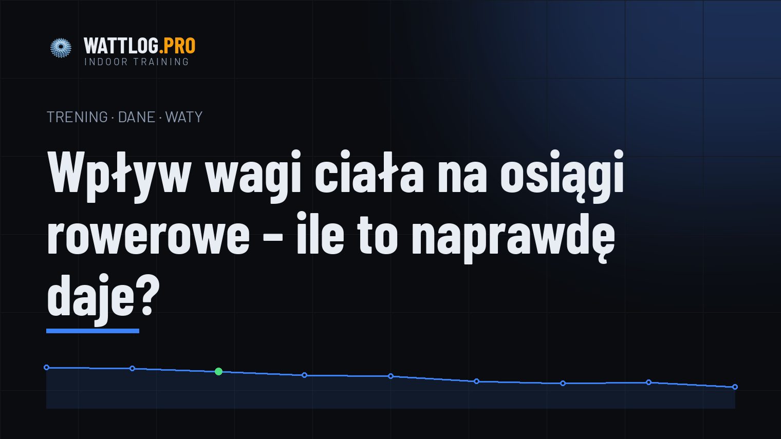 Wpływ wagi ciała na osiągi rowerowe — ile to naprawdę daje?