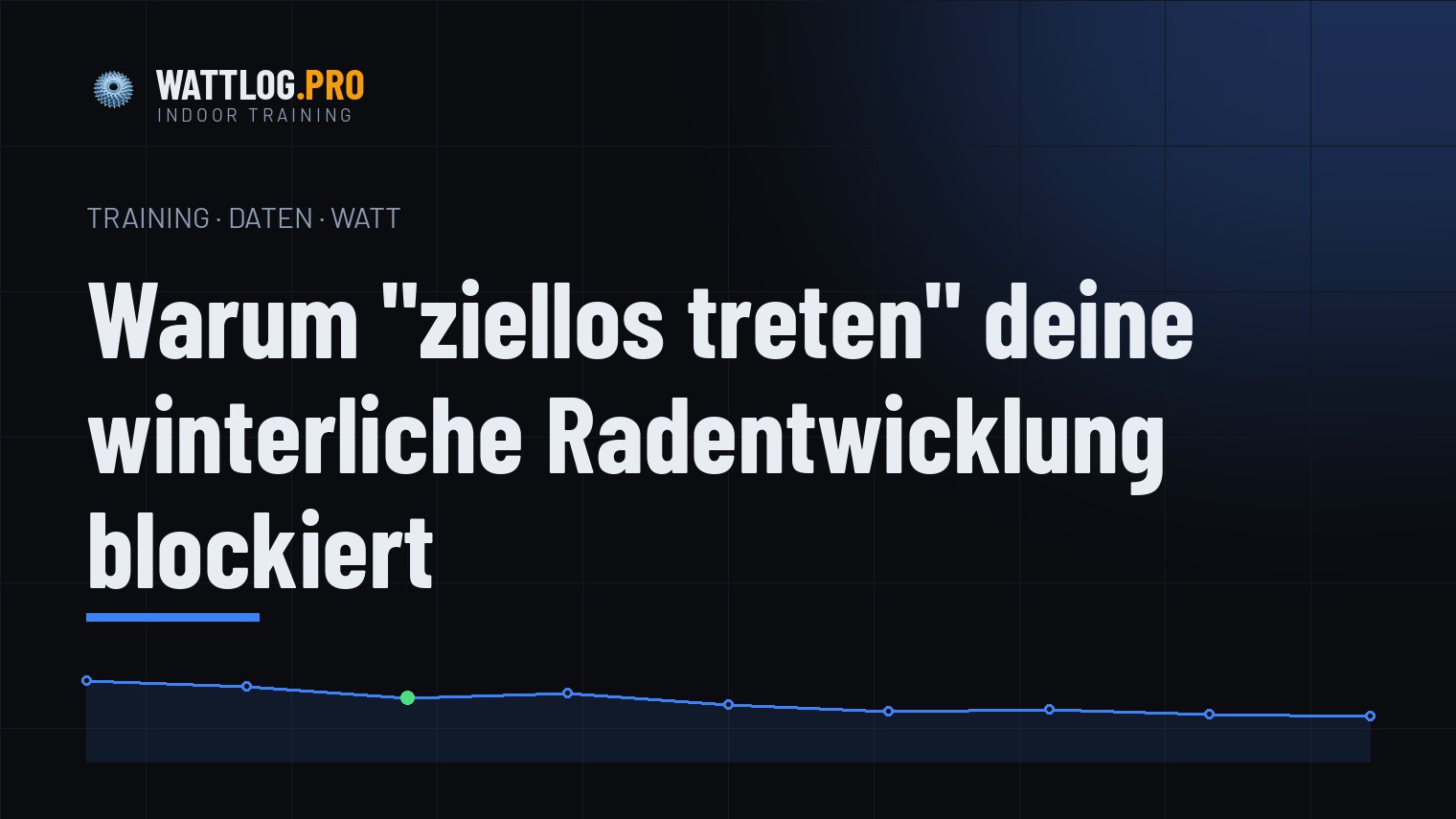Warum "ziellos treten" deine winterliche Radentwicklung blockiert