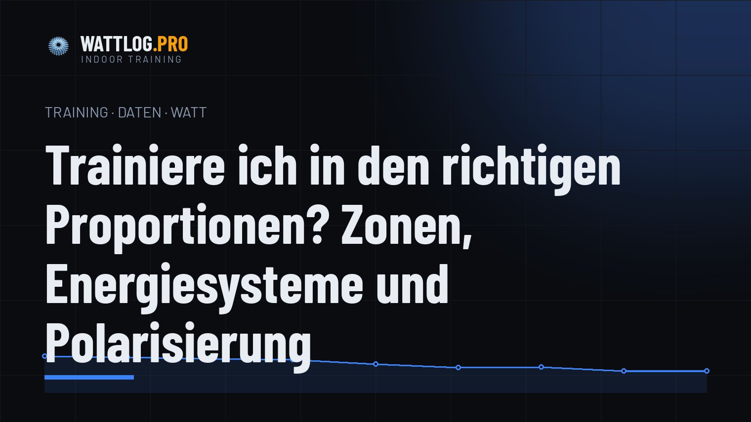 Trainiere ich in den richtigen Proportionen? Zonen, Energiesysteme und Polarisierung