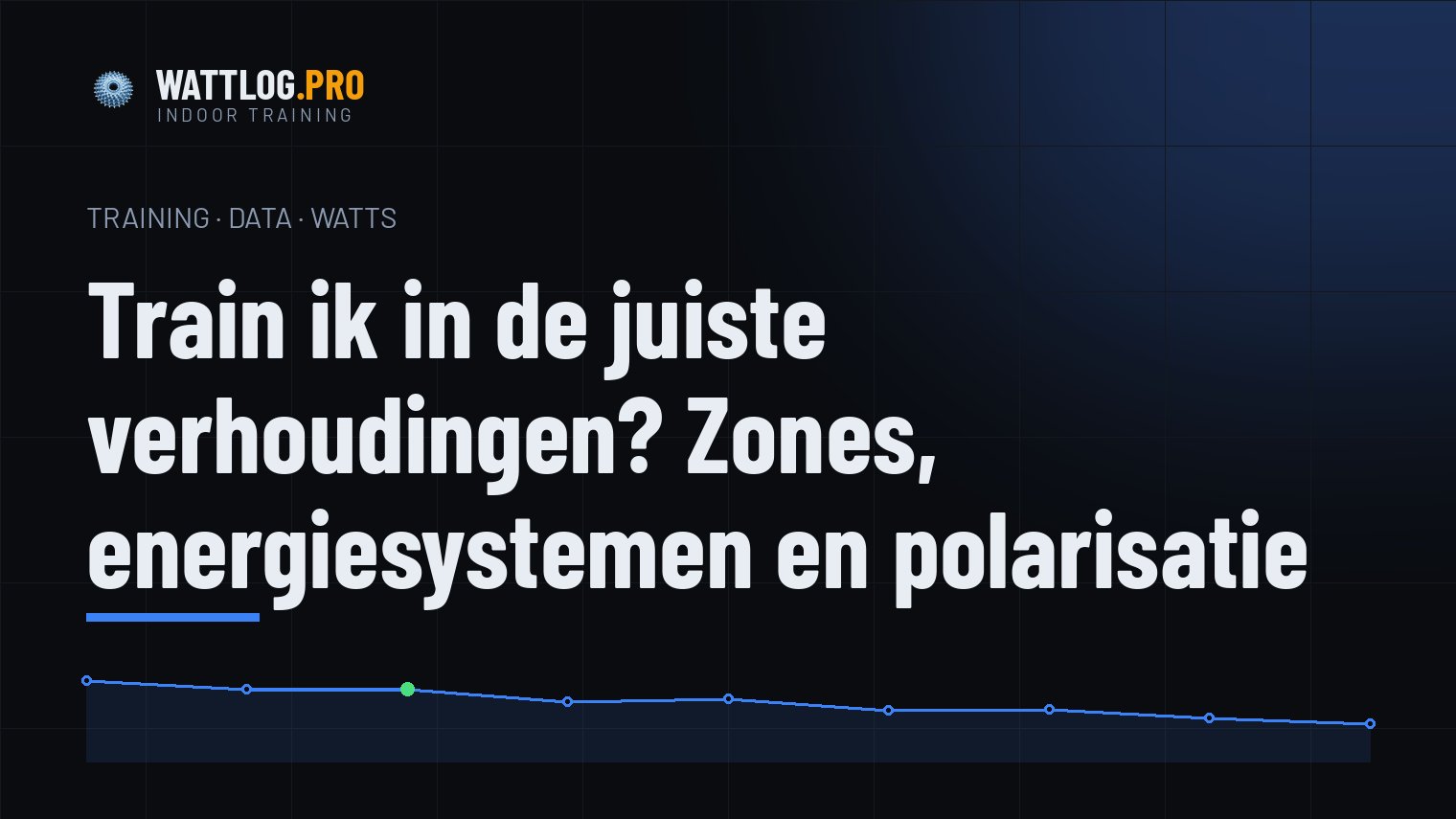 Train ik in de juiste verhoudingen? Zones, energiesystemen en polarisatie
